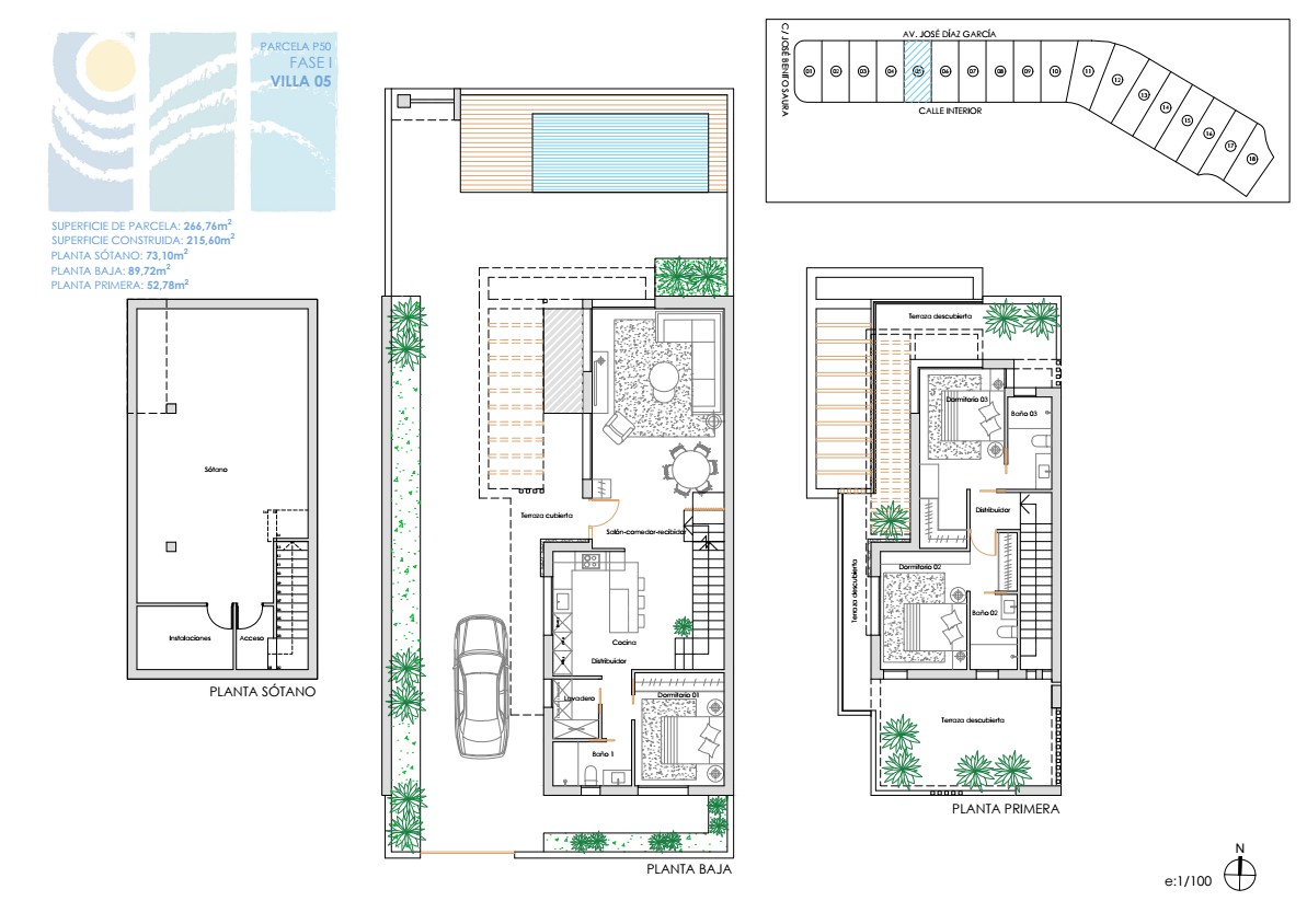 Santa Rosalía Villa Plattegrond